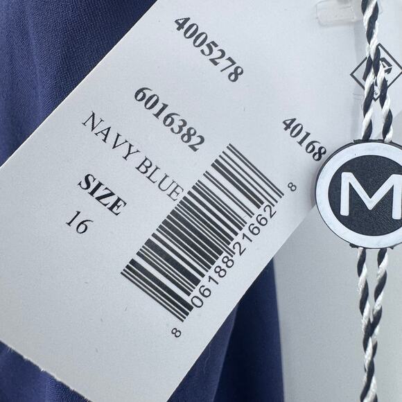 Magicsuit One-Shoulder Ruffle One Piece Swimsuit in Navy Blue Size 16 NWT - Picture 10 of 11